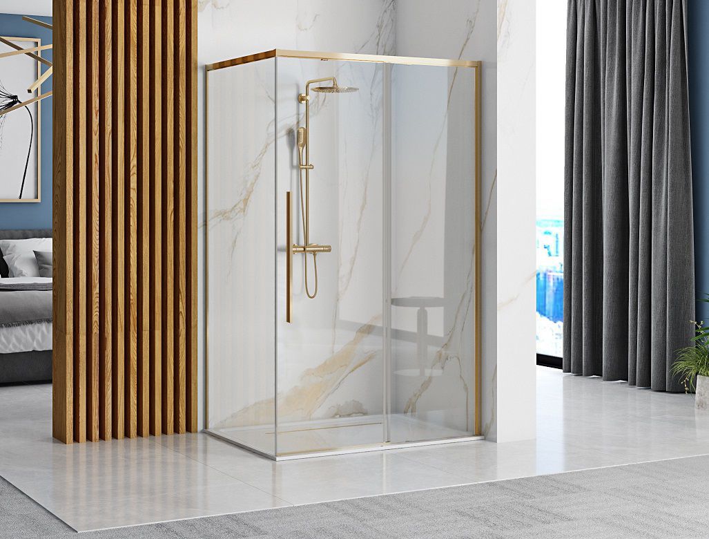 Cabina de dus SOLAR GOLD 100x80cm fara cadita 2