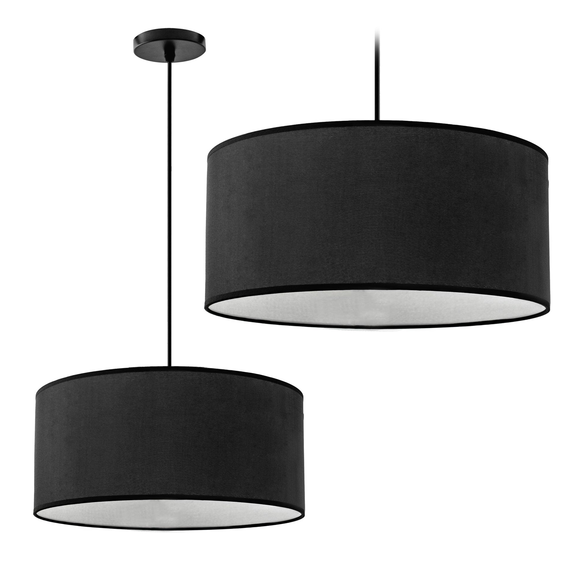 Lampa SUSPENDABILA Black Alb 36cm APP622-1CP 1