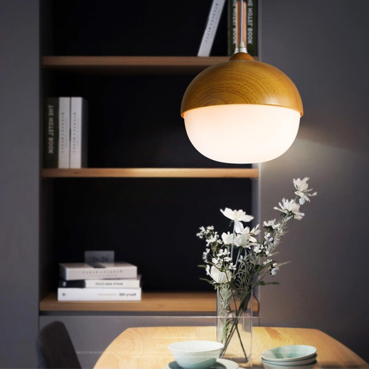 Lampa Metal Wood APP951-1CP Ground  6
