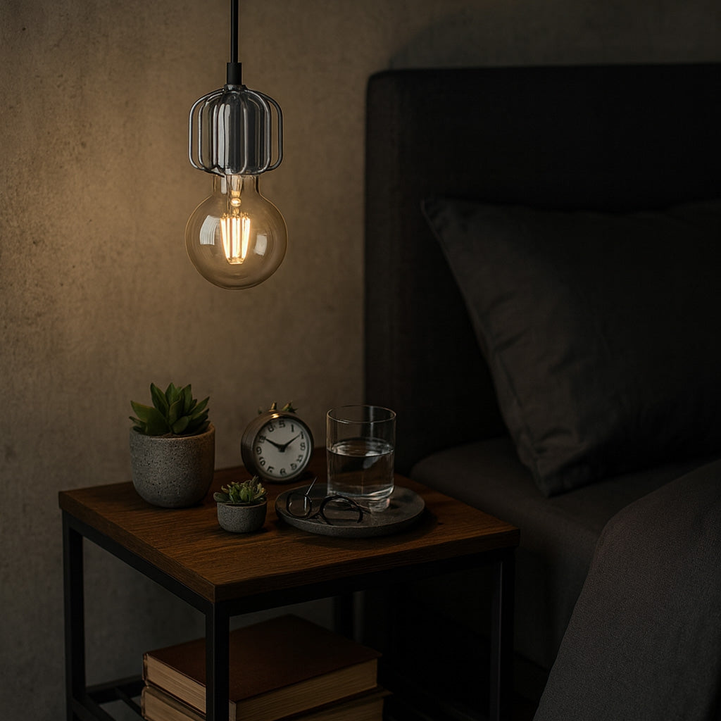 Lampa De Tavan Suspendabila Loft Crom APP594-1CP  5