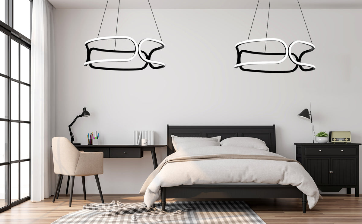Lampă De Cristal Led App790-cp Trio Black  4