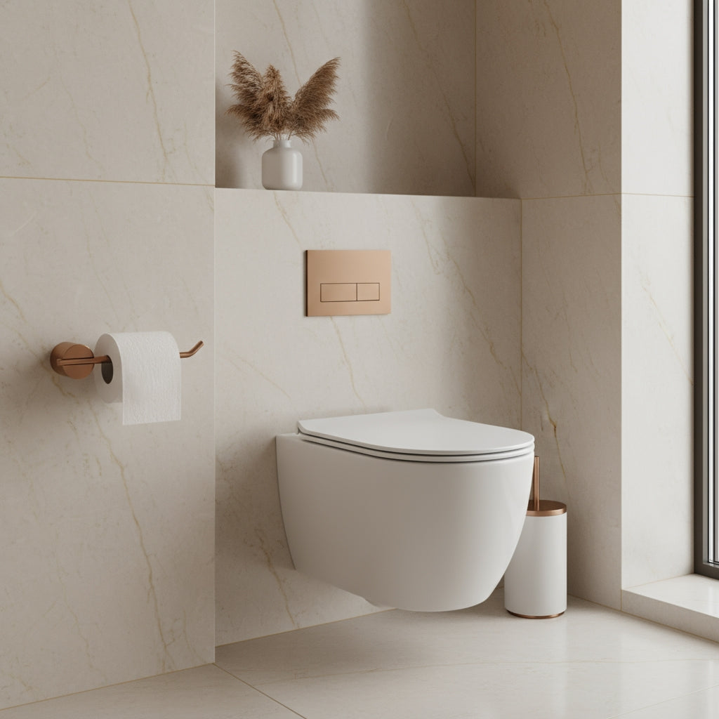 Suport Hârtie Igienică Tomi 5809 Brush Copper  4