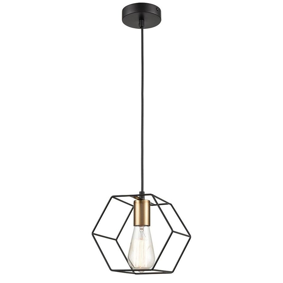Lampă Suspendată APP1131-1CP Black/gold  7