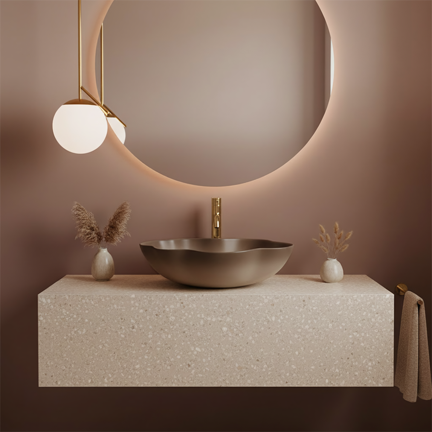 Lavoar pe blat Rea Pearl Ombre  5