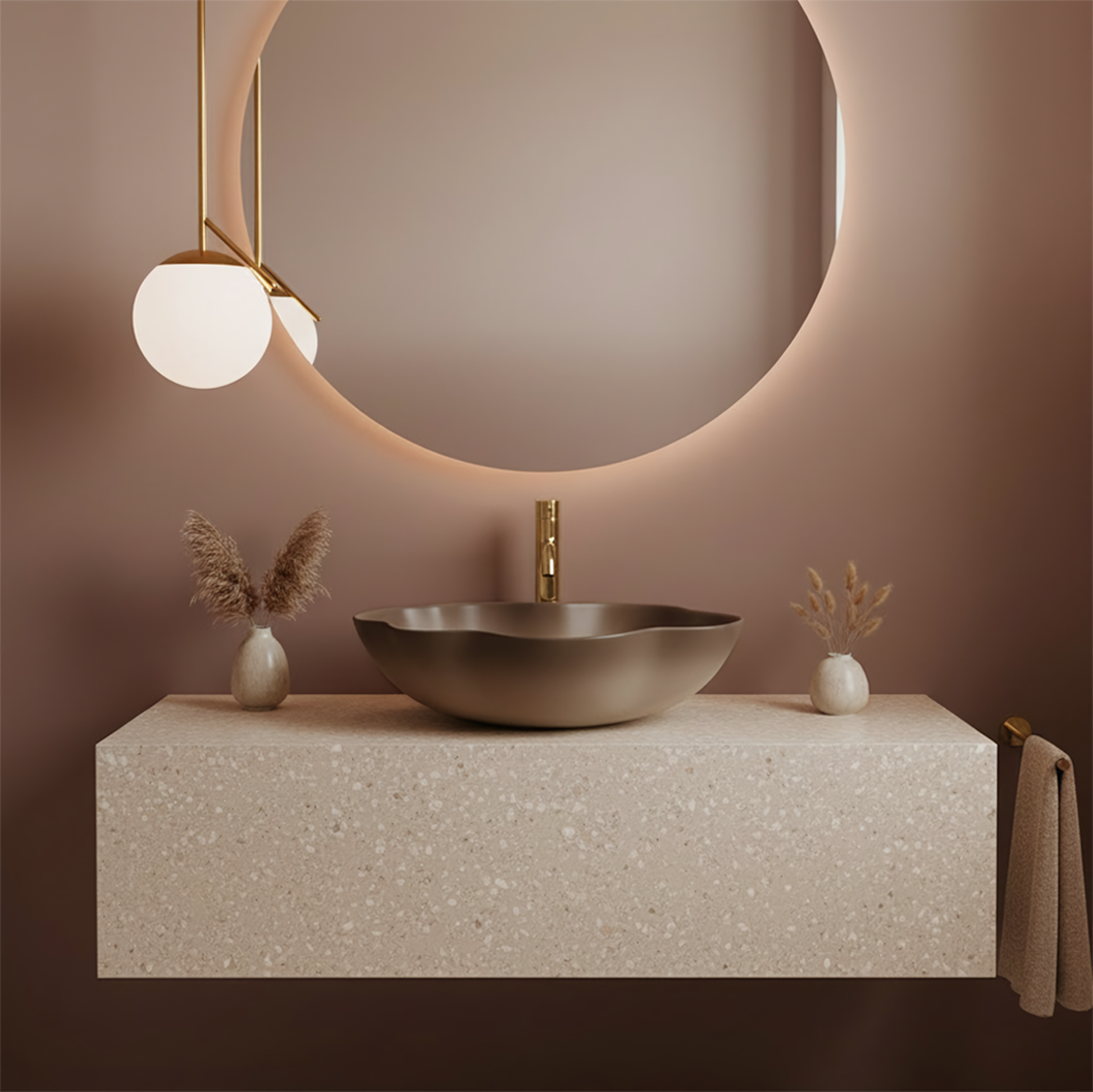 Lavoar pe blat Rea Pearl Ombre  5