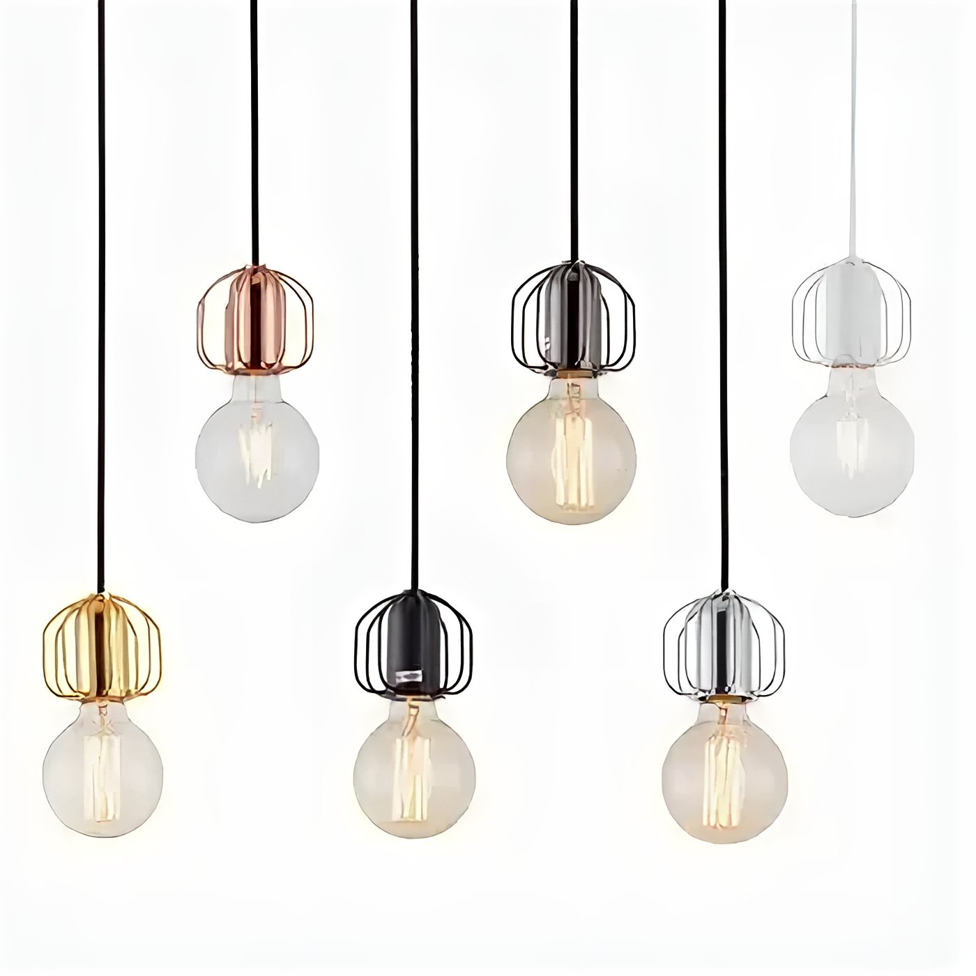 Lampa De Tavan Suspendabila Loft Crom APP594-1CP  6