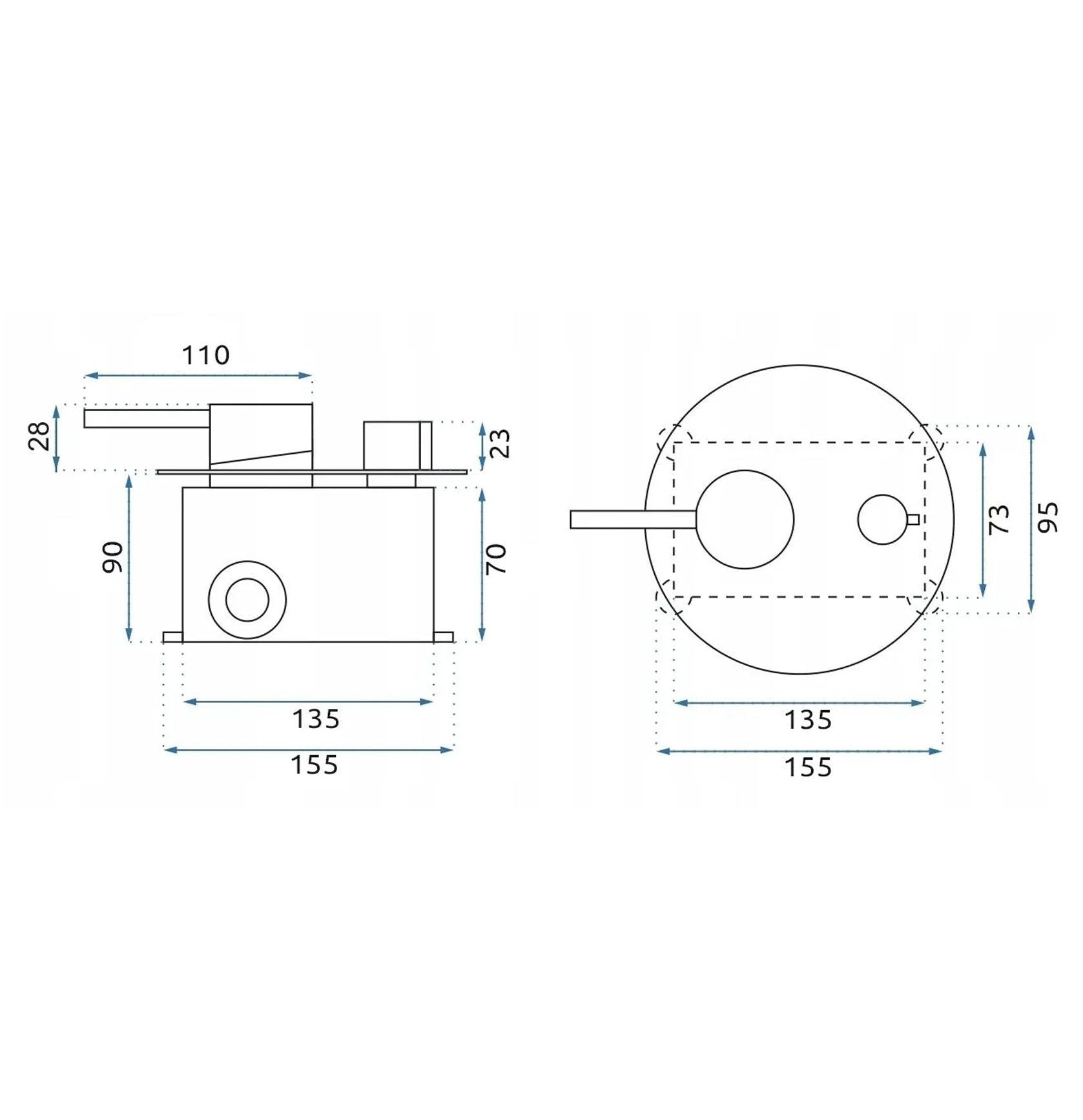 Set De Dus Incastrat Rea Lungo Grip Brush Copper + Box  6