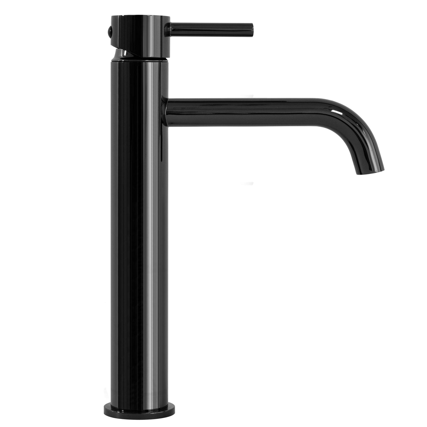 Baterie pentru lavoar Rea Lungo BLACK metallic High  2