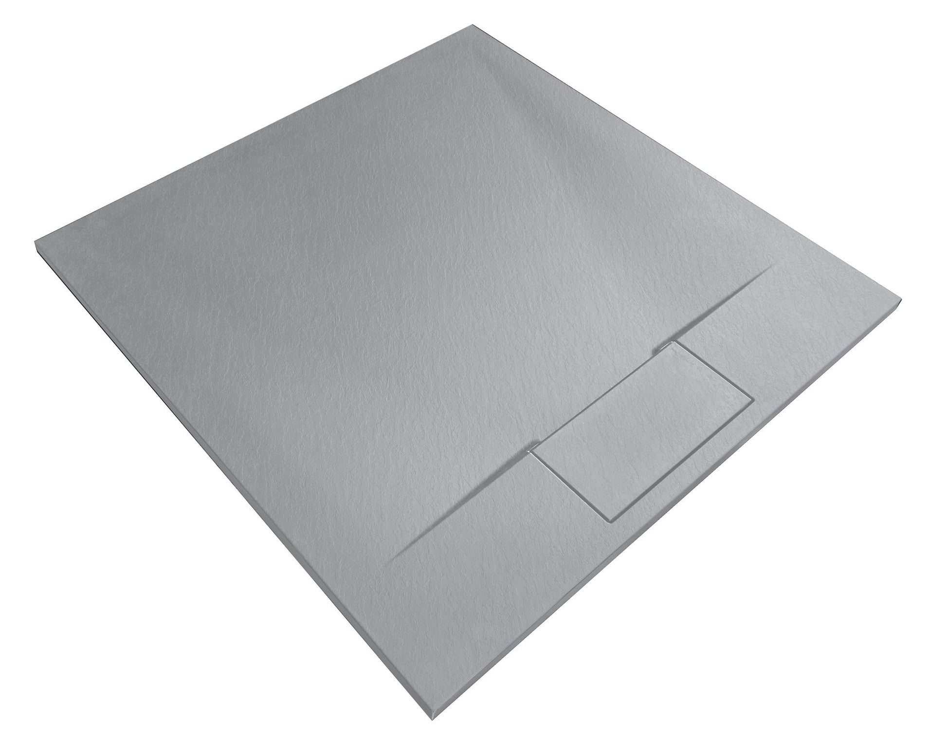 Cadita de dus Rea Bazalt Grey 90x90  5
