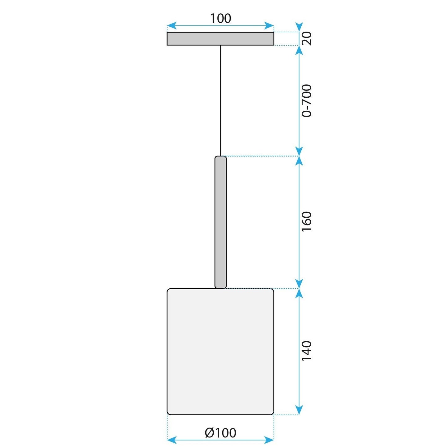 Lampă De Tavan APP1702-1CP Grey B  4