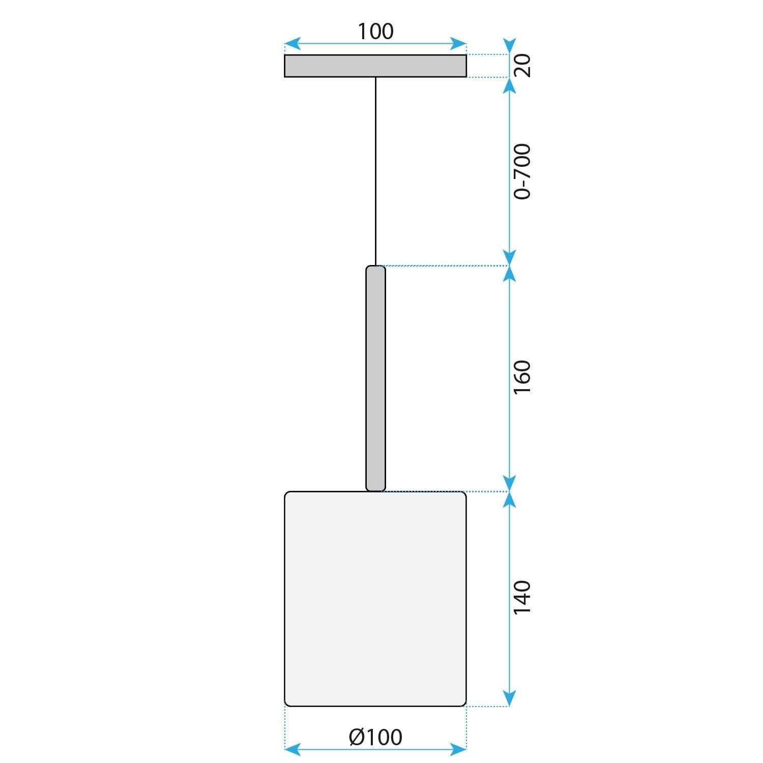 Lampă De Tavan APP1702-1CP Grey B  4