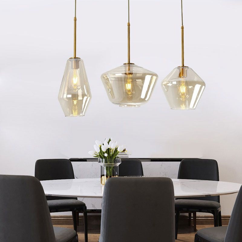 Plafoniera Din Sticlă APP439-1CP Amber  7