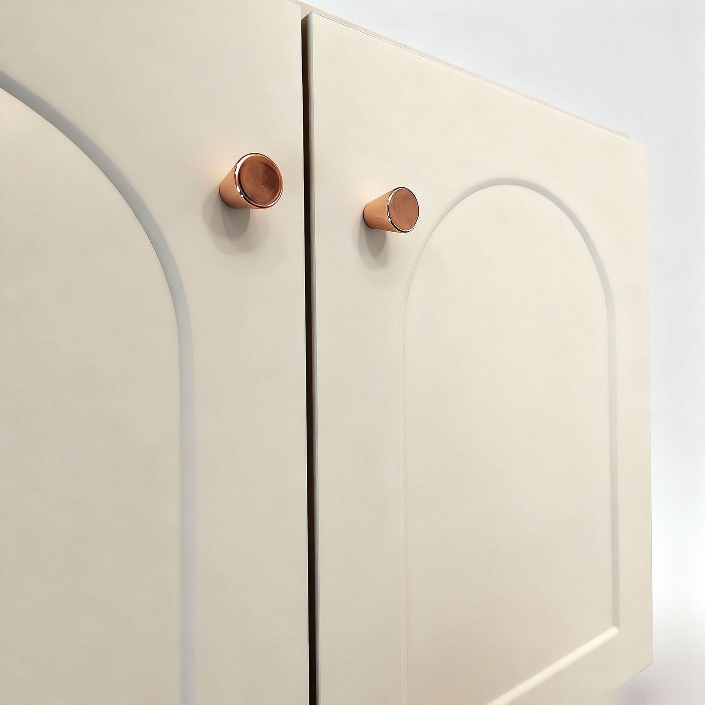 Set mobilier de baie cu lavoar Denver 80cm Creme  4