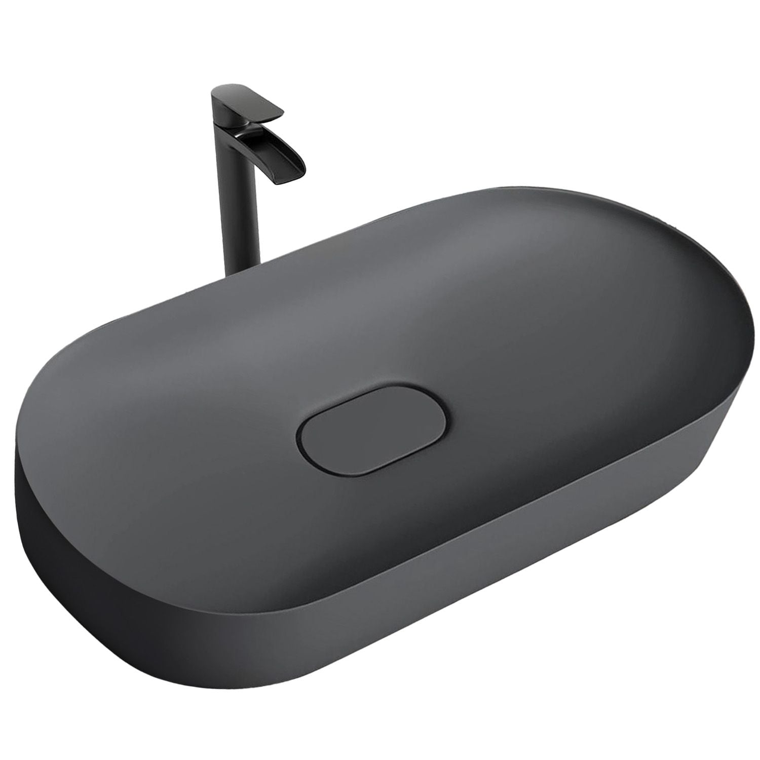 Lavoar pentru blat IRIS 71 CM GREY MATT 7
