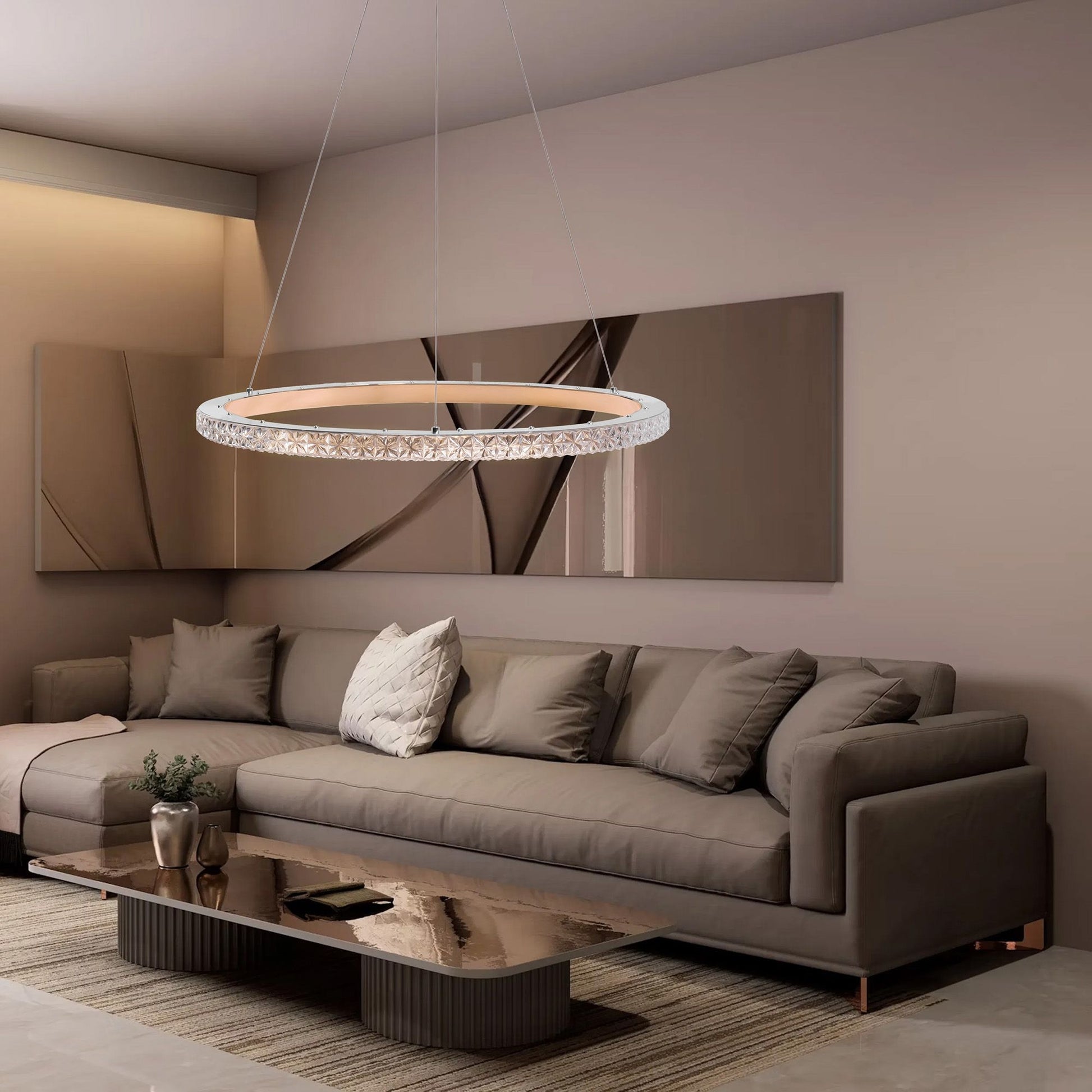 Lampa Led Ms009-cp Rose Gold 59cm  7