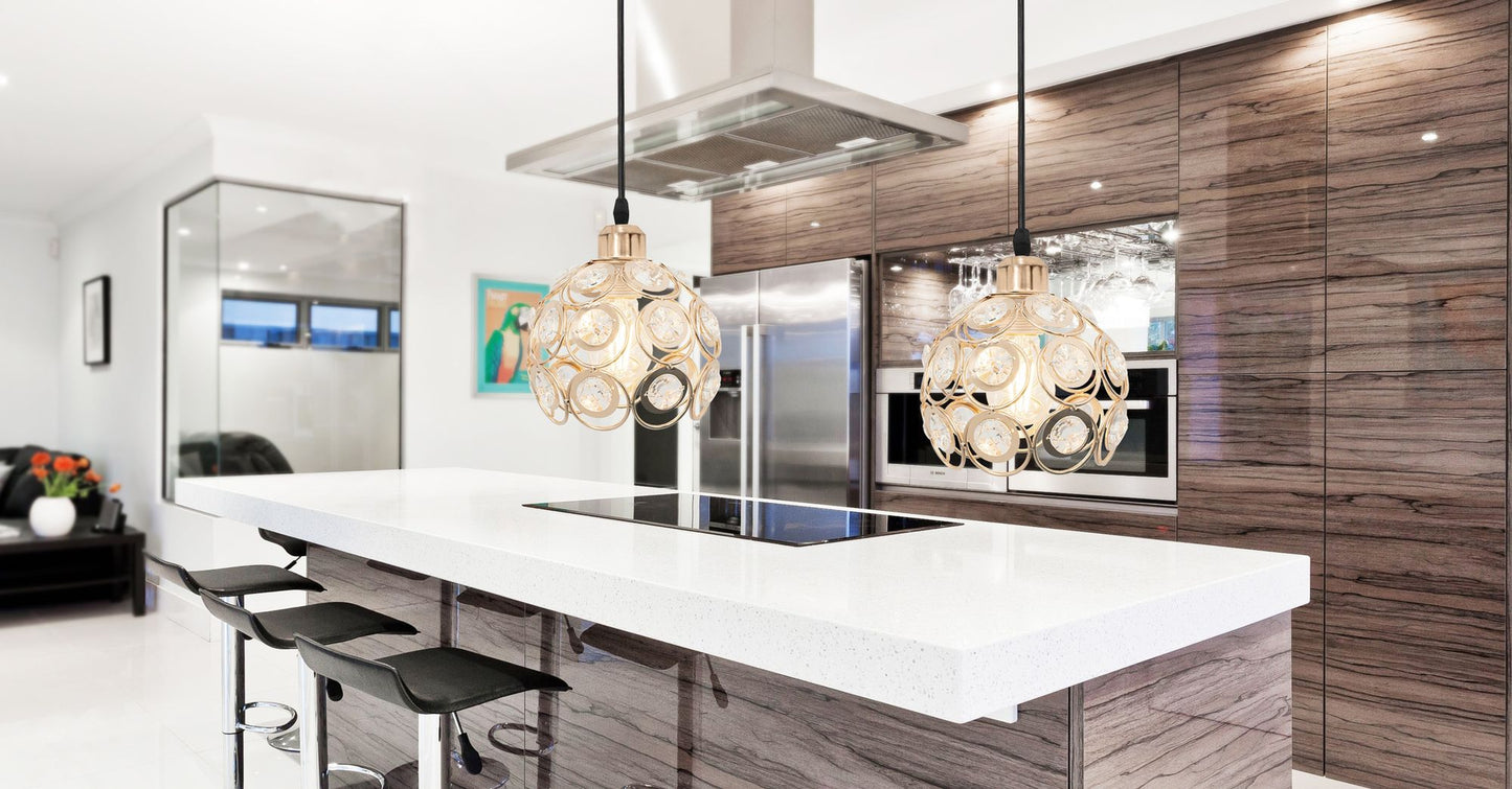 LUSTRA ELEGANTA DE TAVAN APP208 LOFT Auriu 5