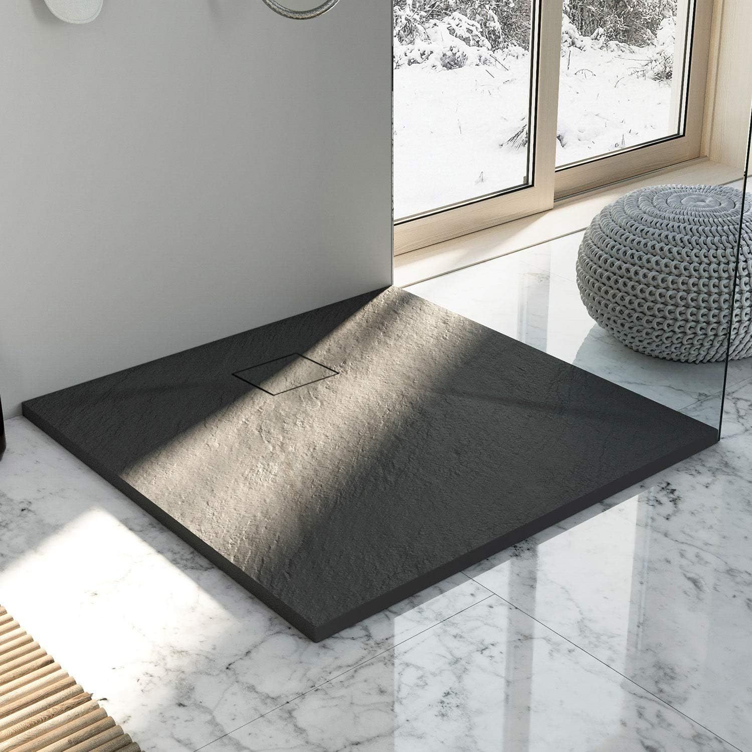 Cada de duș Magnum Black 90x90  2