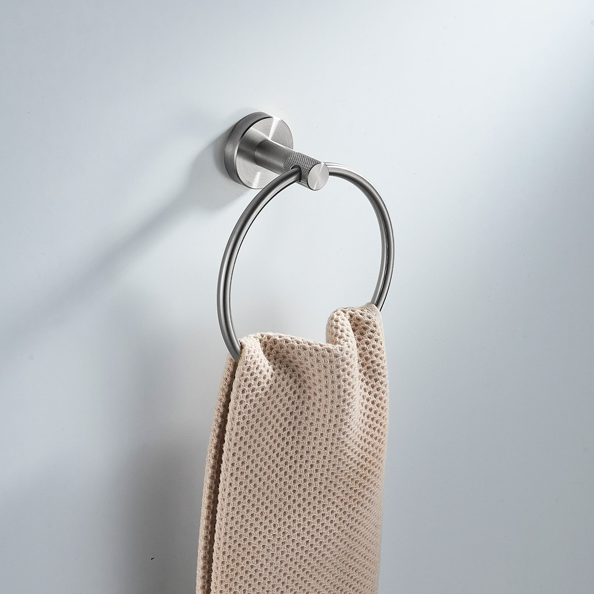 Cuier de baie Ring 6610 Modern Brush Nickel  2