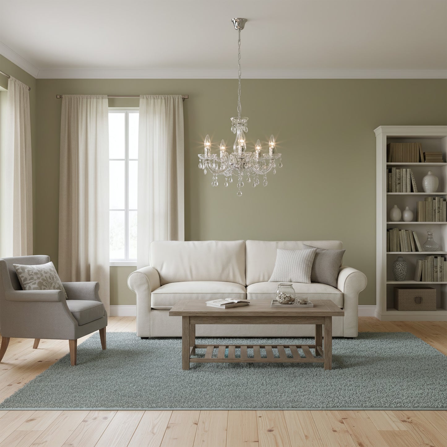 Lampă Suspendată Ebt001-5cp Transparent  3