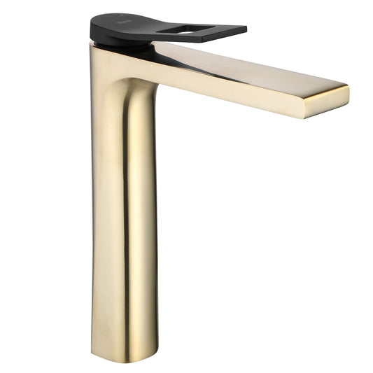 Baterie pentru baie REA SOUL Gold mat black  High  1