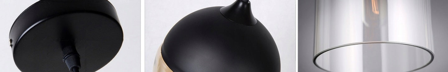 Lustra De Tavan Suspendabila Din Sticla Zenit B Black  10
