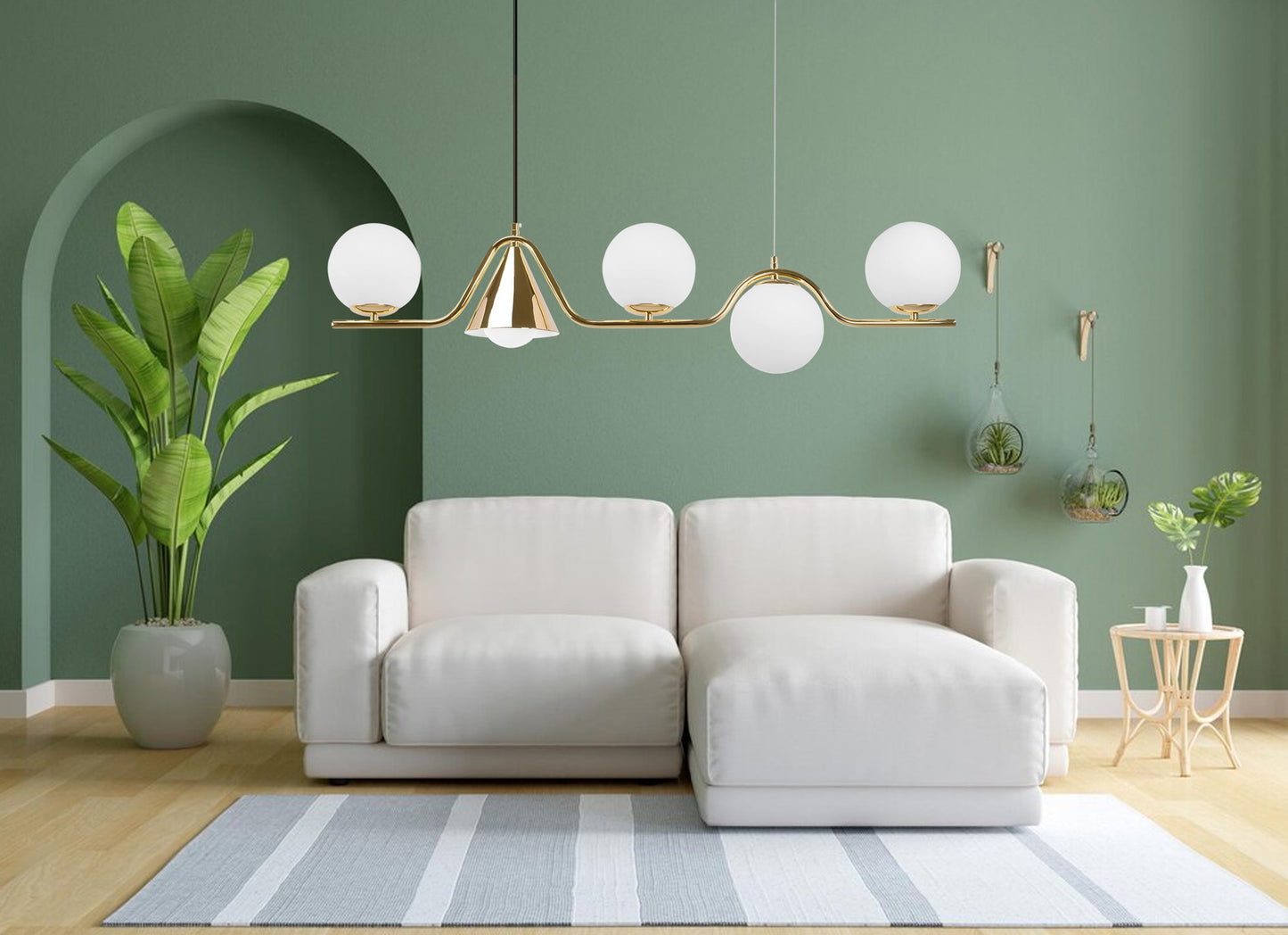 Lampă Suspendată APP1662-5CP Gold  4
