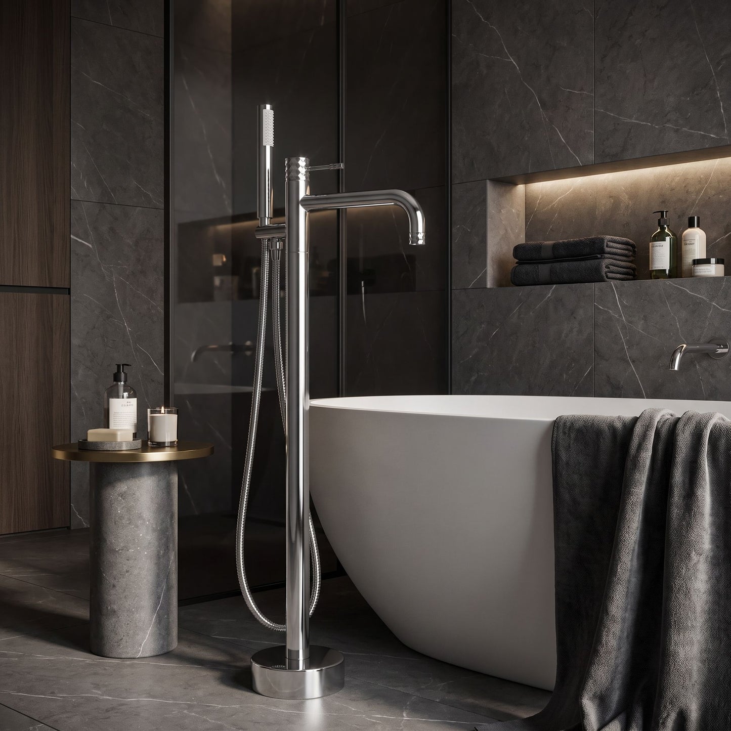 Baterie De Podea Rea Lungo Diamond Chrome 6