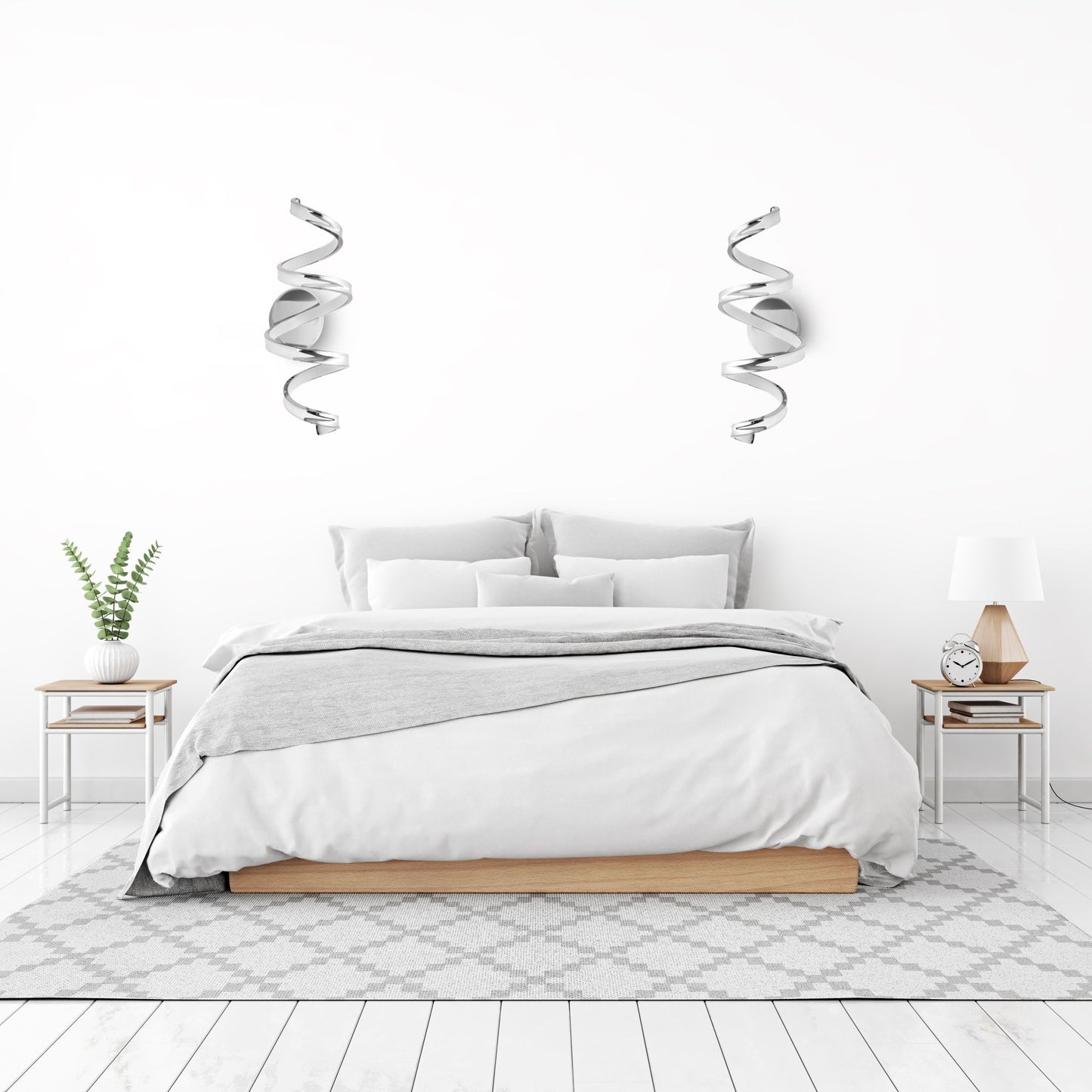 LAMPĂ LED SPRING APP828-W CHROME  6